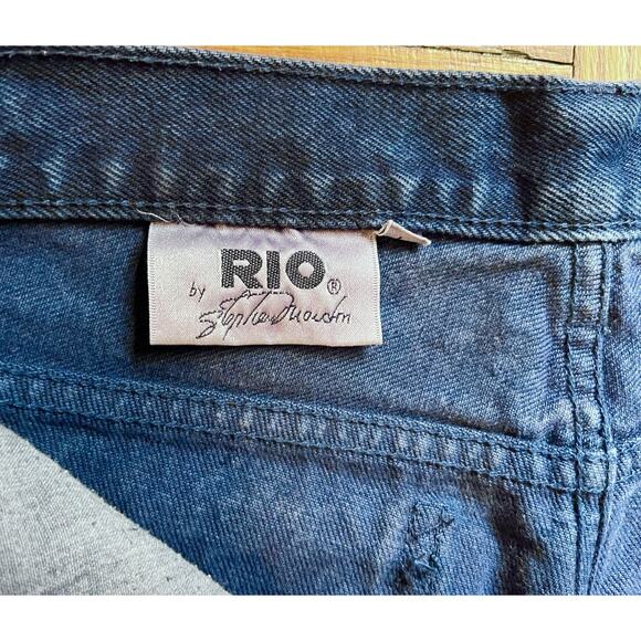 Rio Stephen Mardon High Waisted Baggy Jeans Sz 9 Tapered VTG 80s Retro Eighties - Picture 8 of 15
